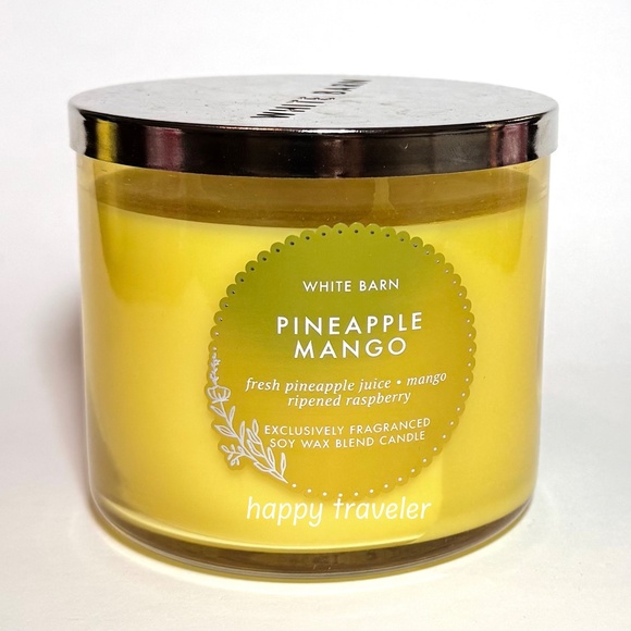 PINEAPPLE MANGO 3 Wick Candle - Picture 1 of 3